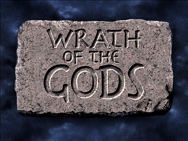 Title screen from Wrath of the Gods