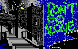 Title screen from Don't Go Alone