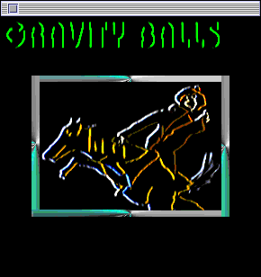 Title screen from Gravity Balls