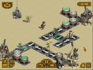 Screenshot from Star Wars Pit Droids!