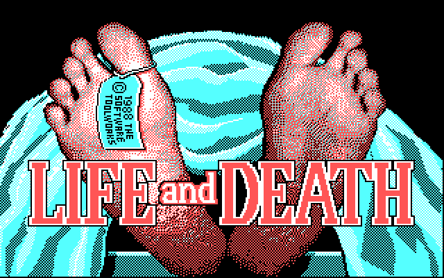 Title screen from Life & Death