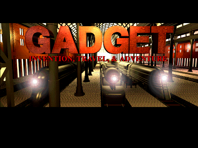 Title screen from GADGET: Invention, Travel, & Adventure