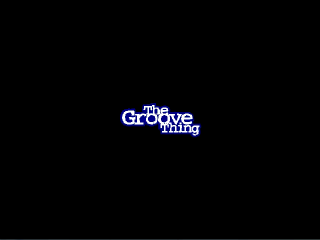 Title screen from The Groove Thing
