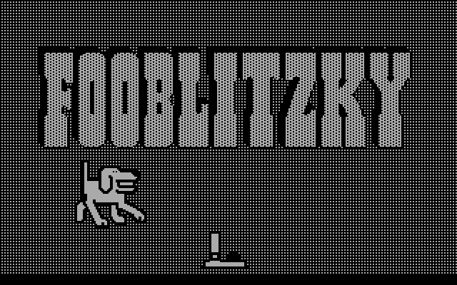 Title screen from Fooblitzky