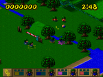 Screenshot from Lemmings Paintball