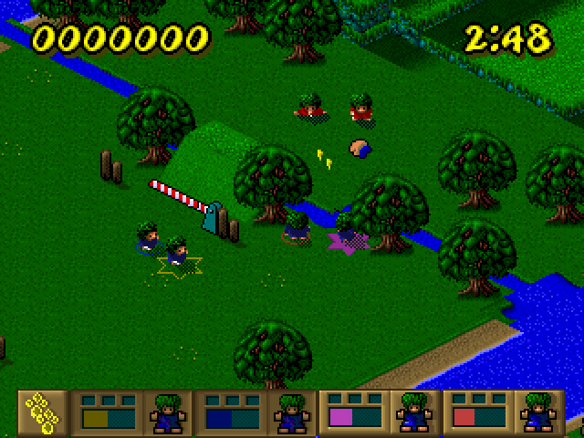 Lemmings '95 gameplay (PC Game, 1996) 