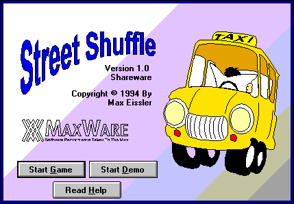 Title screen from Street Shuffle