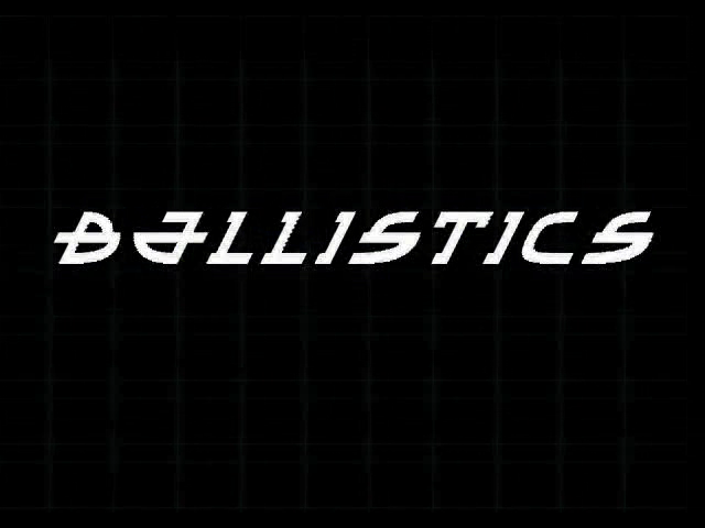 Title screen from Ballistics