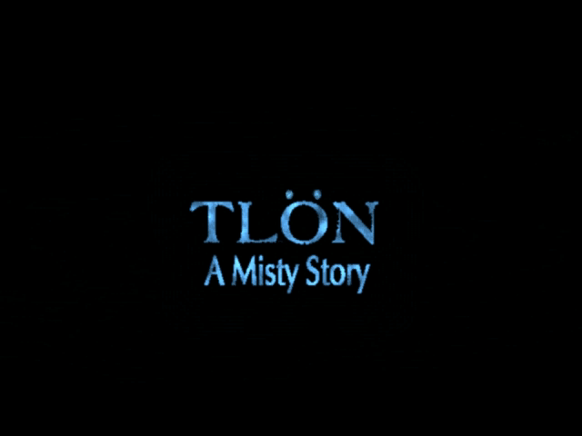 Title screen from Tlön: A Misty Story