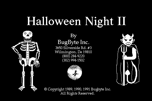Title screen from Halloween Night II