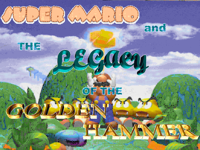 Title screen from Legacy Of The Golden Hammer