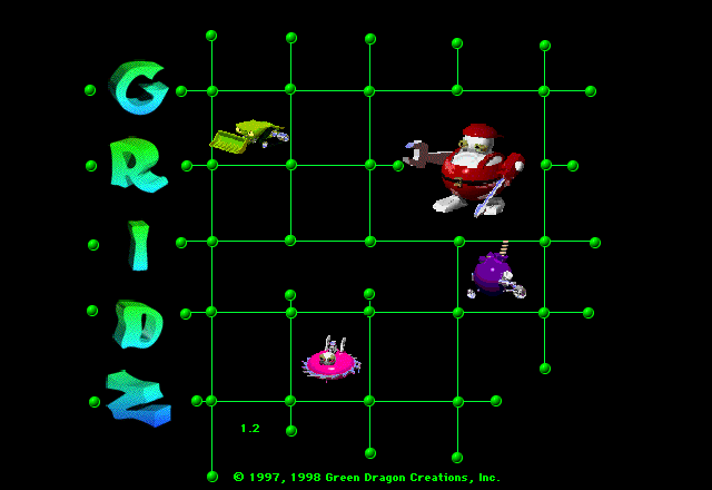 Title screen from Gridz