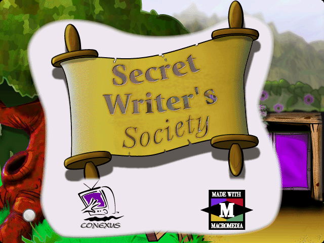 Title screen from Secret Writer's Society