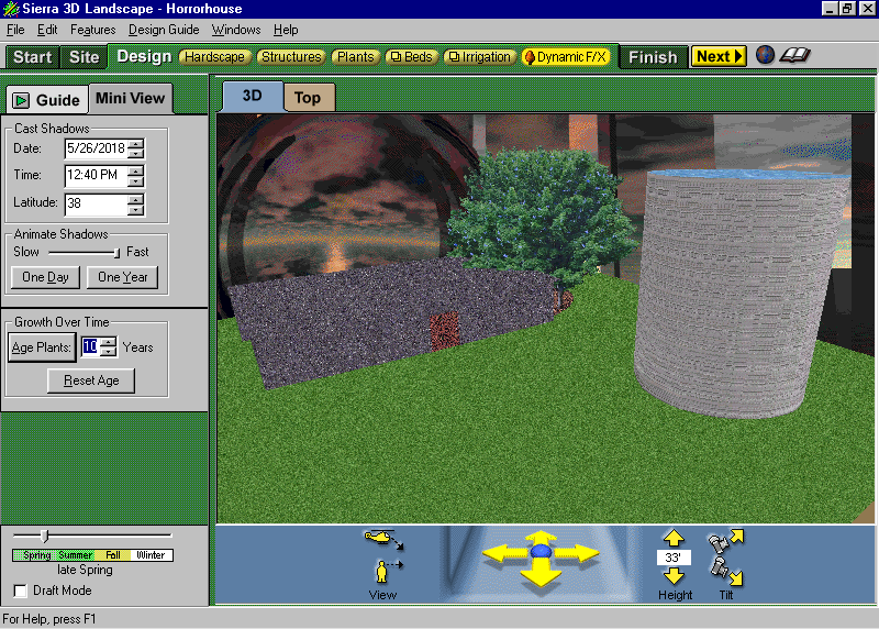 Screenshot from Sierra LandDesigner 3D