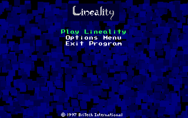 Title screen from Lineality