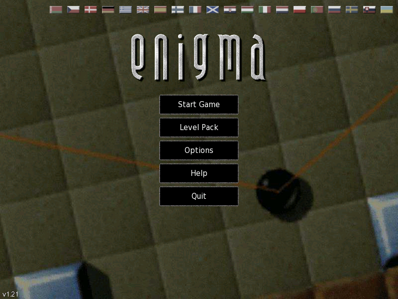 Title screen from Enigma