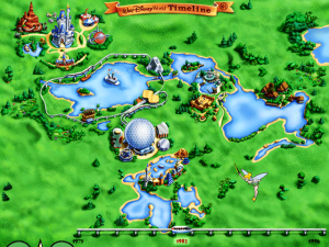 Screenshot from The Walt Disney World Explorer CD-ROM