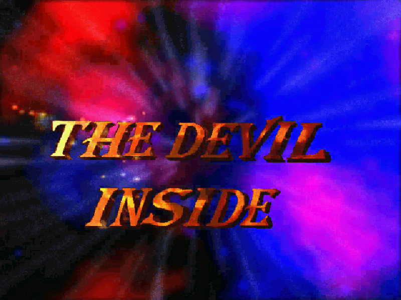 Title screen from The Devil Inside