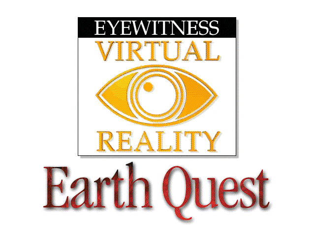 Title screen from Eyewitness Virtual Reality Earth Quest