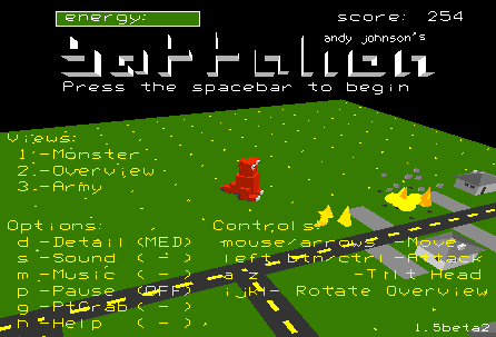 Title screen from battalion