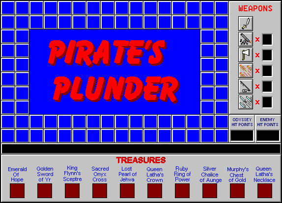 Title screen from Pirate's Plunder