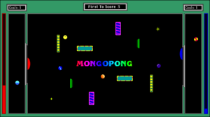 Screenshot from MongoPong